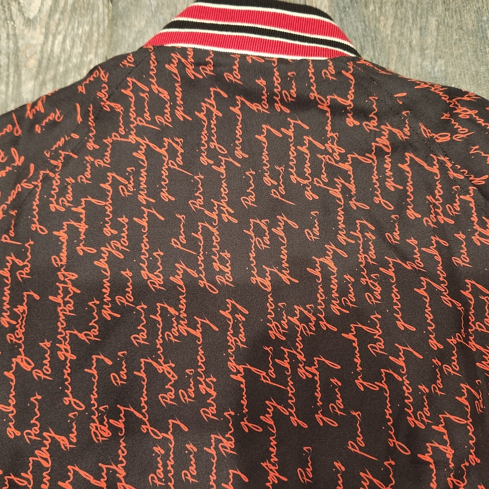 Givenchy Black And Red Patterned Bomber Jacket - image 6